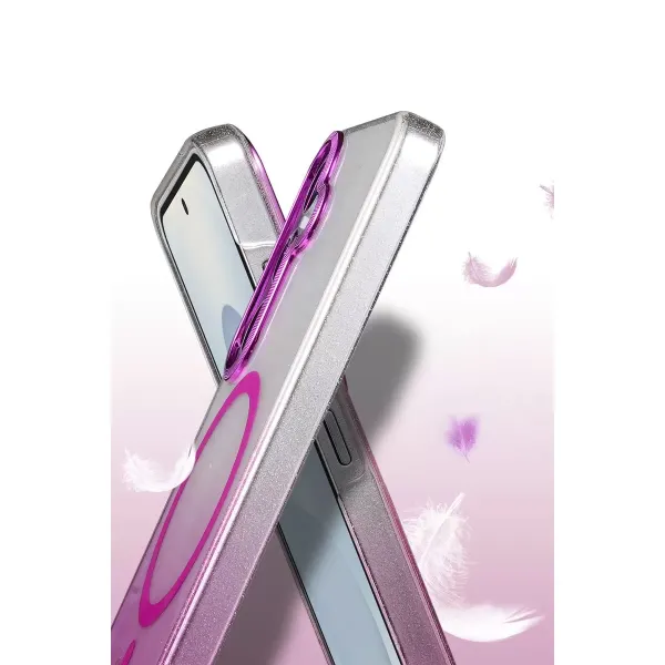 Samsung Galaxy S25 Glossy Magsafe Kapak - Çöl Titanyum