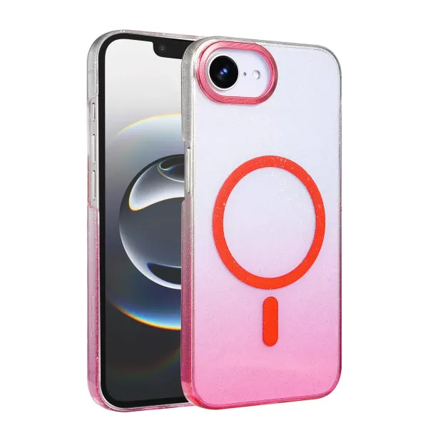 Apple İphone 16e Glossy Magsafe Kapak - Pembe