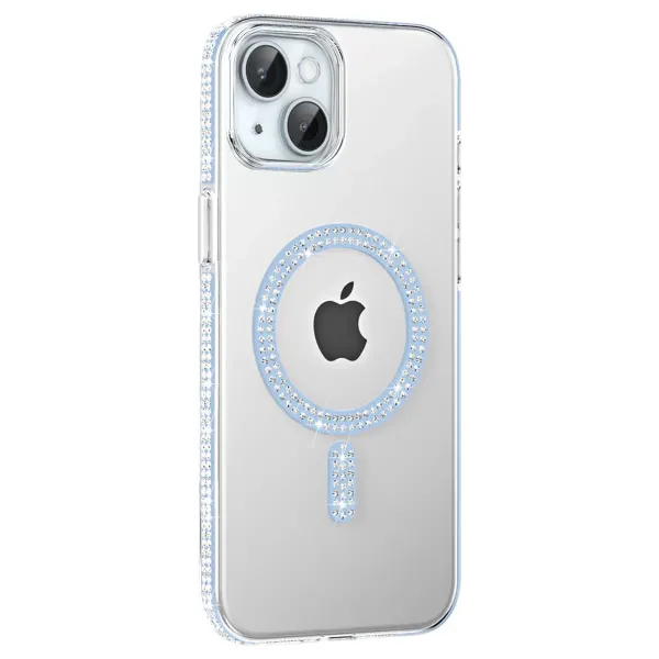 Joko Apple İphone 14 Move Taşlı Magsafe Kapak - Mavi