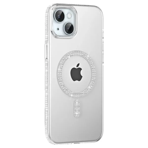 Joko Apple İphone 14 Move Taşlı Magsafe Kapak - Natural Grey