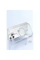 Joko Apple İphone 14 Move Taşlı Magsafe Kapak - Natural Grey