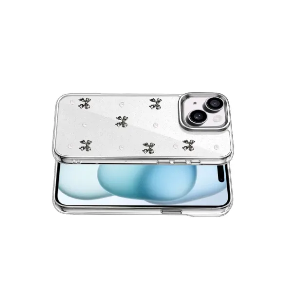 Apple İphone 15 Fiyonk Desenli Kapak - Desen 8