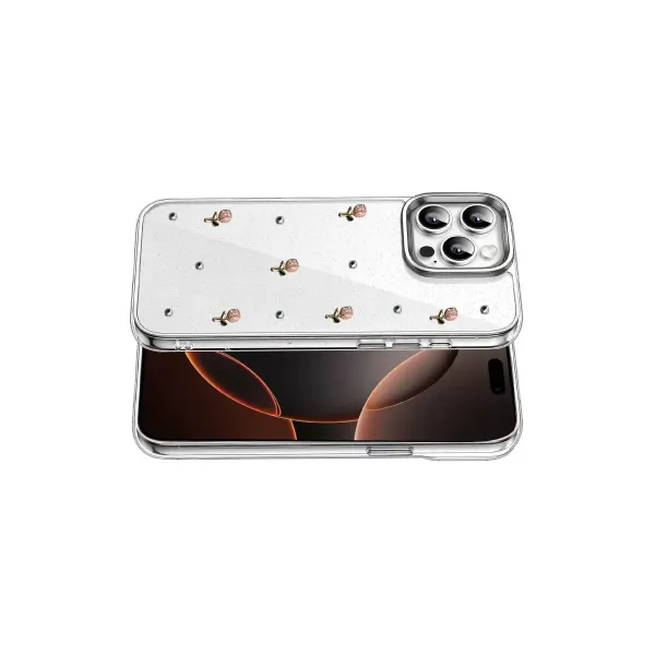 Apple İphone 15 Pro Fiyonk Desenli Kapak - Desen 6