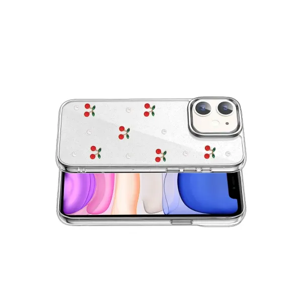 Apple İphone 12 Fiyonk Desenli Kapak - Desen 9