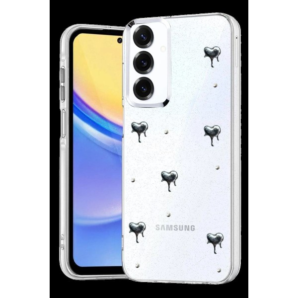 Samsung Galaxy A15 4g Fiyonk Desenli Kapak - Desen 1