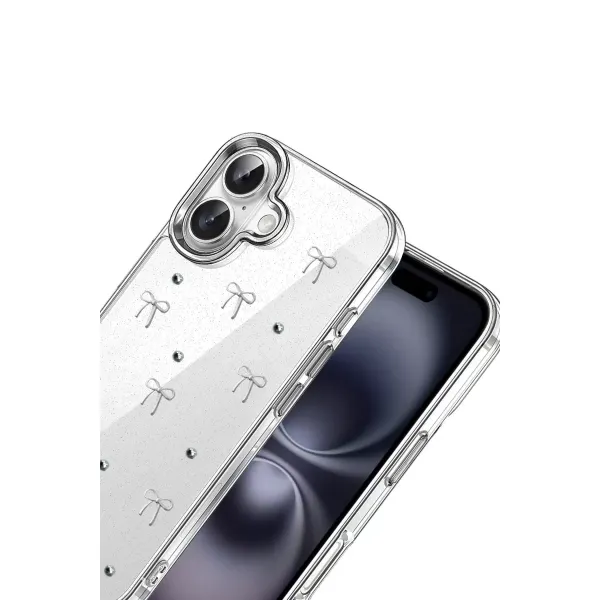 Apple İphone 16 Fiyonk Desenli Kapak - Desen 5