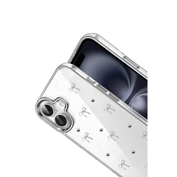 Apple İphone 16 Fiyonk Desenli Kapak - Desen 5