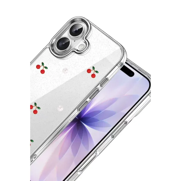 Apple İphone 16 Fiyonk Desenli Kapak - Desen 9