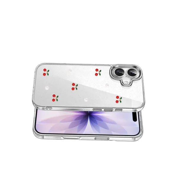 Apple İphone 16 Fiyonk Desenli Kapak - Desen 9