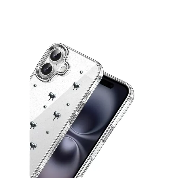Apple İphone 16 Plus Fiyonk Desenli Kapak - Desen 1