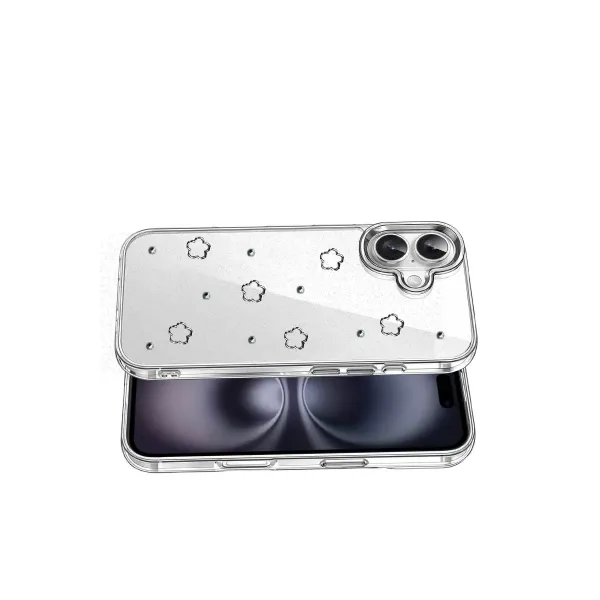 Apple İphone 16 Plus Fiyonk Desenli Kapak - Desen 2