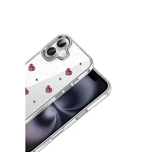 Apple İphone 16 Plus Fiyonk Desenli Kapak - Desen 3