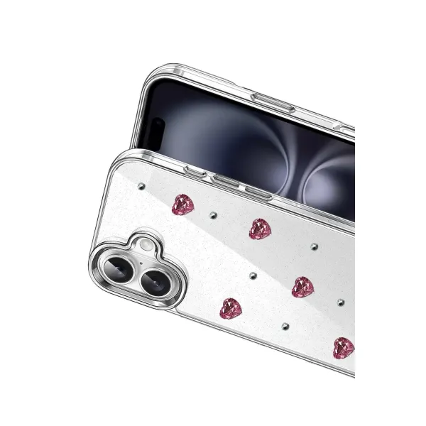 Apple İphone 16 Plus Fiyonk Desenli Kapak - Desen 3