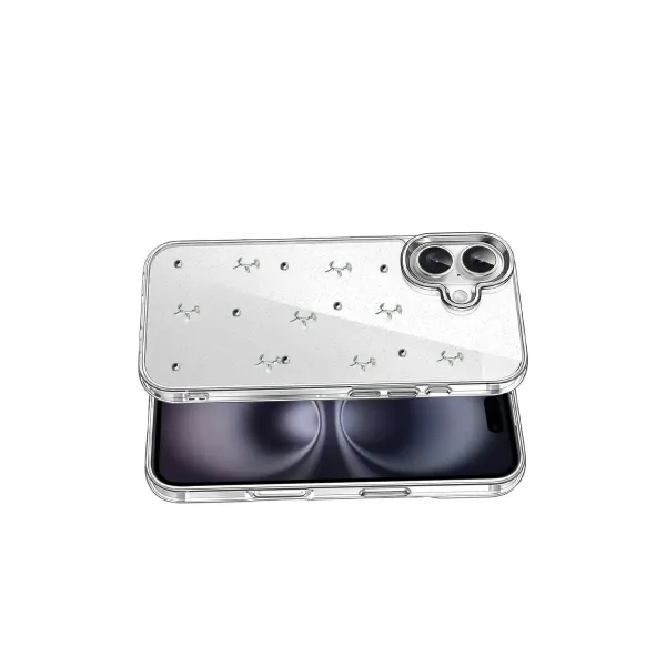 Apple İphone 16 Plus Fiyonk Desenli Kapak - Desen 4