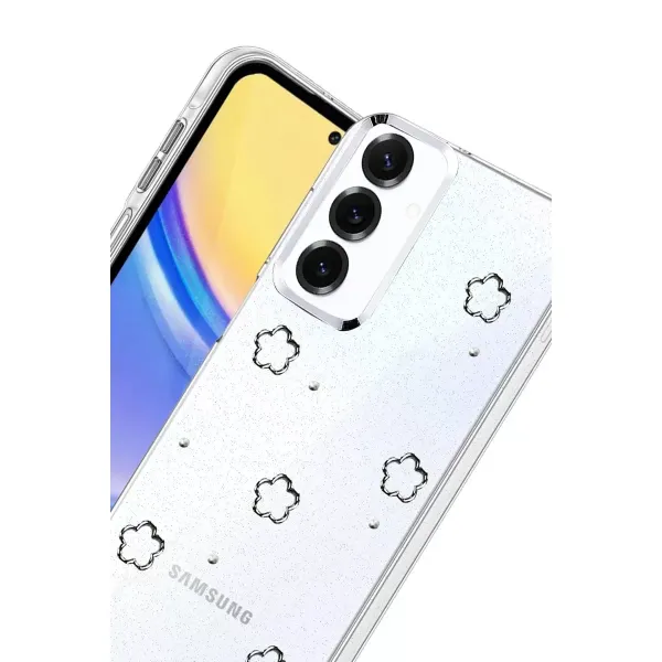 Samsung Galaxy S25 Fiyonk Desenli Kapak - Desen 2