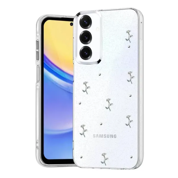 Samsung Galaxy S25 Fiyonk Desenli Kapak - Desen 4