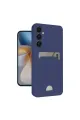 Samsung Galaxy S24 Fe Kılıf Kelvin Kartvizitli Silikon - Lacivert