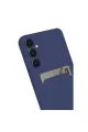 Samsung Galaxy S24 Fe Kılıf Kelvin Kartvizitli Silikon - Lacivert