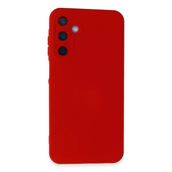 Samsung Galaxy A35 5g Kılıf Nano İçi Kadife Silikon - Kırmızı