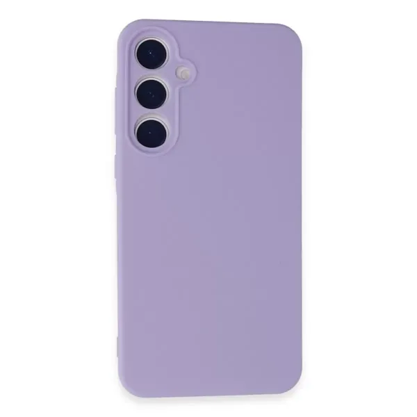 Samsung Galaxy A35 5g Kılıf Nano İçi Kadife Silikon - Lila