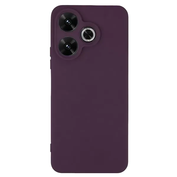 Xiaomi Redmi 13 4g Kılıf First Silikon - Mürdüm