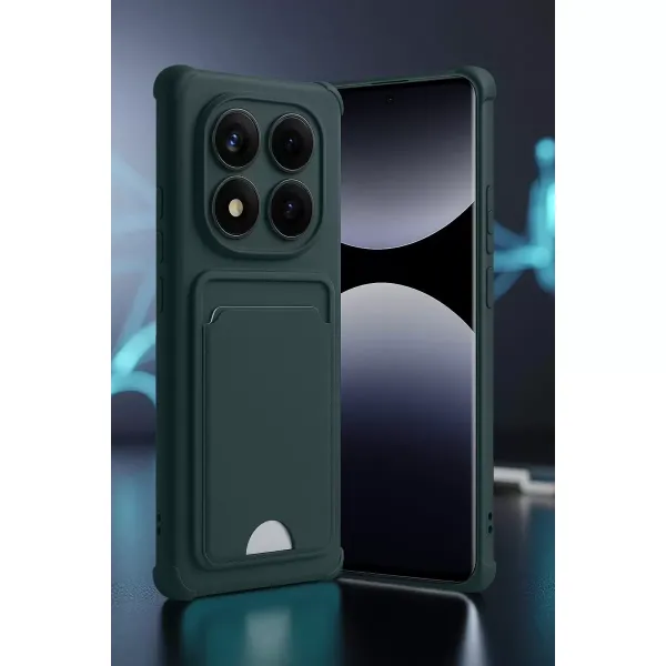 Xiaomi Redmi Note 14 Pro Plus Kelvin Kartvizitli Silikon - Siyah