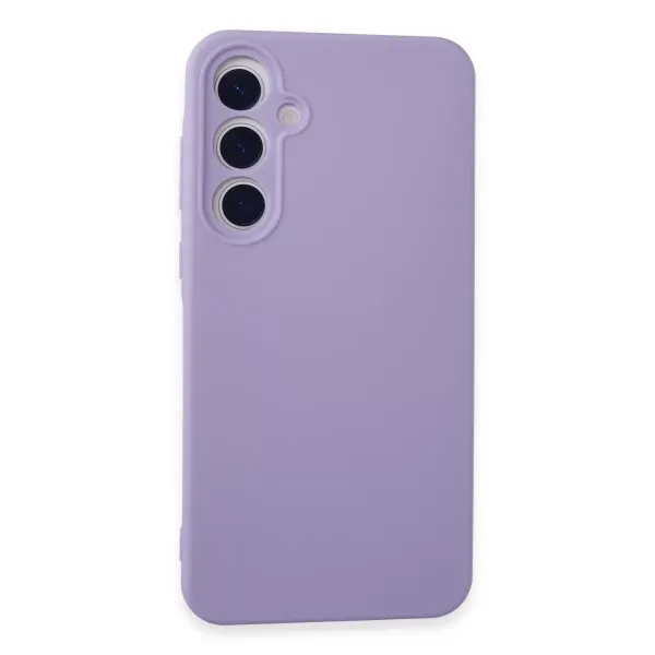 Samsung Galaxy A55 5g Kılıf Nano İçi Kadife Silikon - Lila