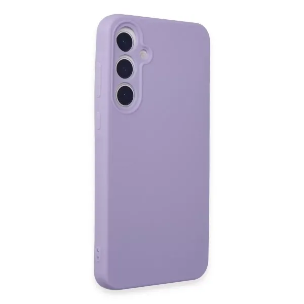 Samsung Galaxy A55 5g Kılıf Nano İçi Kadife Silikon - Lila