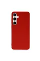 Samsung Galaxy S24 Plus Kılıf First Silikon - Kırmızı