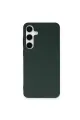 Samsung Galaxy S24 Plus Kılıf First Silikon - Koyu Yeşil