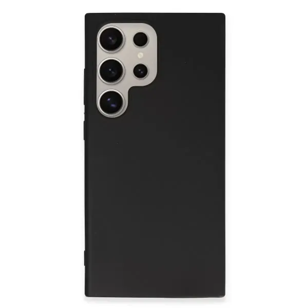 Samsung Galaxy S24 Ultra Kılıf First Silikon - Siyah