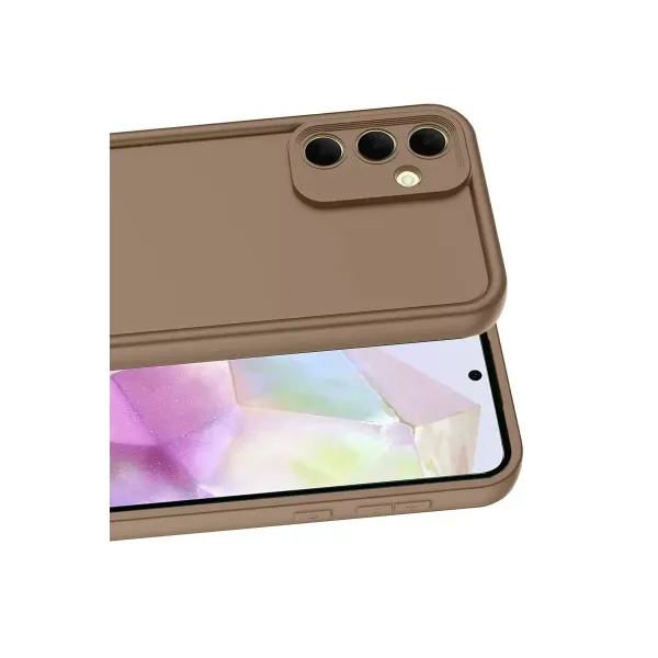 Samsung Galaxy A56 Kılıf Viera Silikon - Kahverengi
