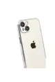 Apple İphone 15 Razer Lensli Silikon - Gümüş