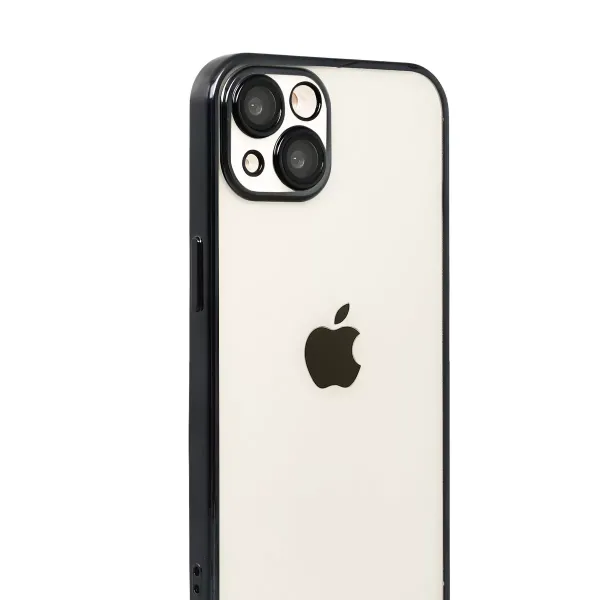Apple İphone 15 Razer Lensli Silikon - Siyah