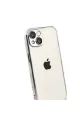 Apple İphone 15 Razer Lensli Silikon - Titan Gri