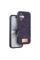 Onegif Apple İphone 17 Bright Simli Kapak - Derin Mor