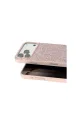 Onegif Apple İphone 17 Pro Bright Simli Kapak - Pembe