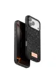 Onegif Apple İphone 17 Pro Bright Simli Kapak - Siyah