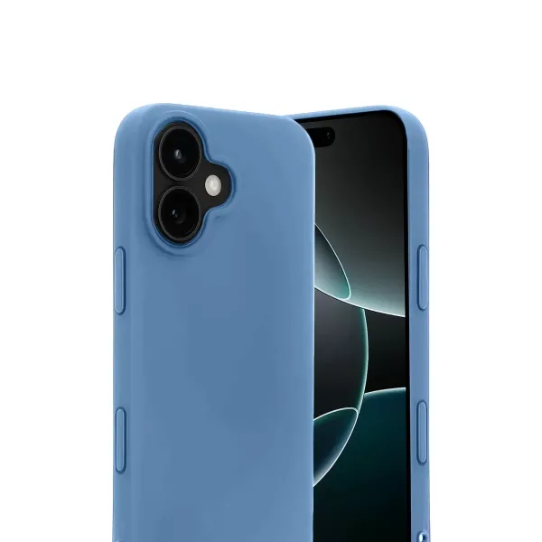 Apple İphone 17 First Silikon - Mavi