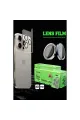 Xiaomi Redmi Note 14 Pro Plus Raze Metal Kamera Lens - Siyah