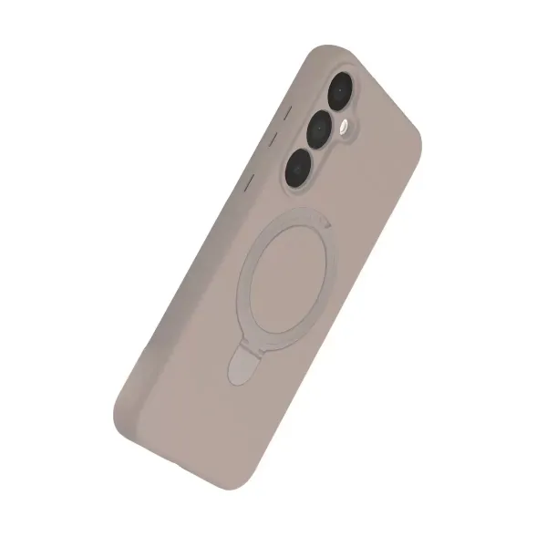 Samsung Galaxy A15 4g Regal Magsafe Standlı Kapak - Çöl Titanyum