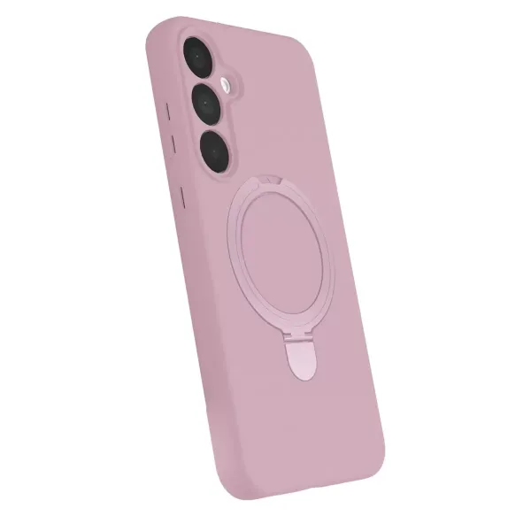Samsung Galaxy A16 5g Regal Magsafe Standlı Kapak - Açık Pembe