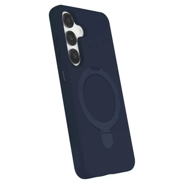 Samsung Galaxy S25 Regal Magsafe Standlı Kapak - Lacivert