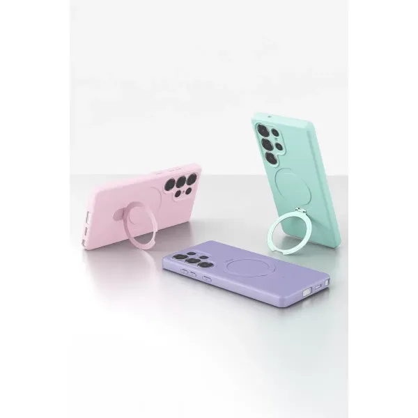 Samsung Galaxy S25 Ultra Regal Magsafe Standlı Kapak - Lacivert