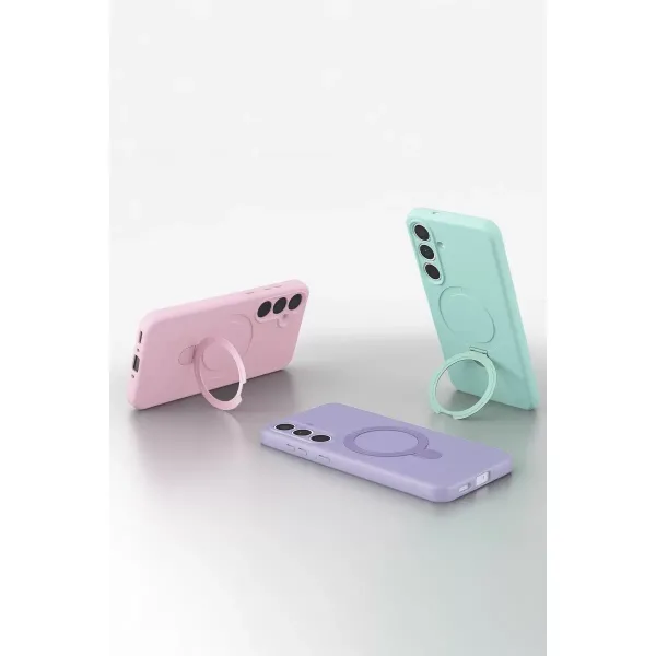 Samsung Galaxy S25 Fe Regal Magsafe Standlı Kapak - Siyah