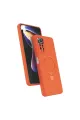 Xiaomi Redmi Note 12 Pro 4g Regal Magsafe Standlı Kapak - Turuncu
