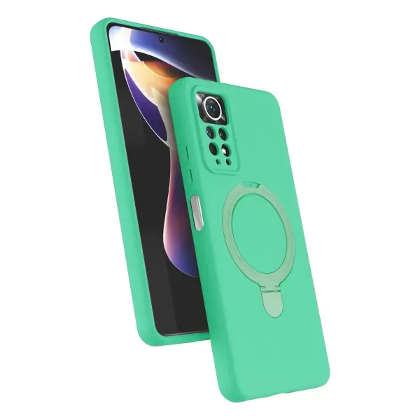 Xiaomi Redmi Note 12 Pro 4g Regal Magsafe Standlı Kapak - Yeşil