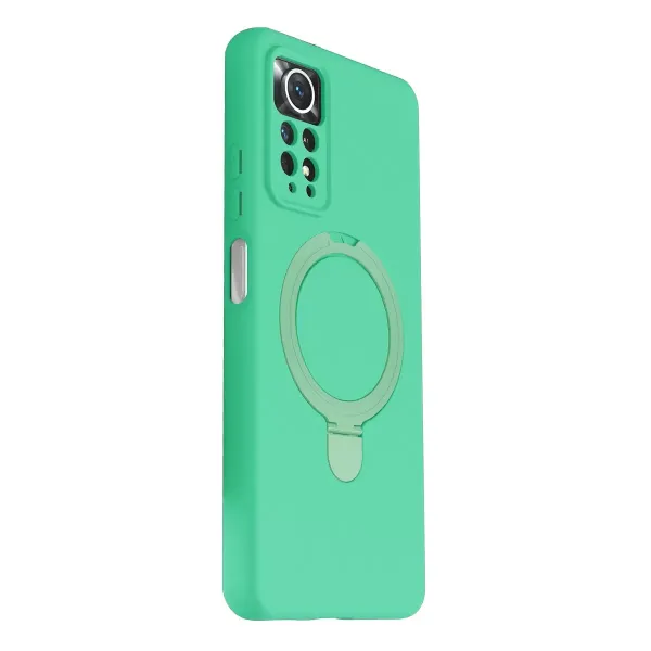 Xiaomi Redmi Note 12 Pro 4g Regal Magsafe Standlı Kapak - Yeşil