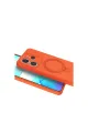 Xiaomi Redmi Note 14 4g Regal Magsafe Standlı Kapak - Turuncu