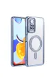 Xiaomi Redmi Note 12 Pro 4g Joke Simli Magneticsafe Kılıf - Mavi